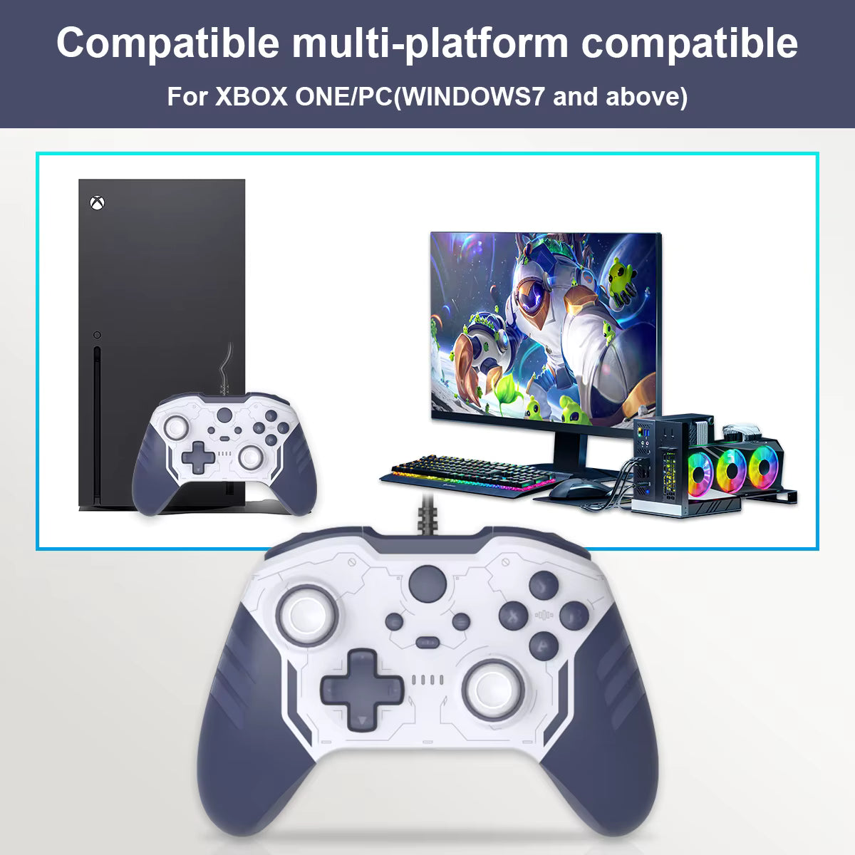 TOPWOLF Wired Game Controller for Xbox SERIES S|X
